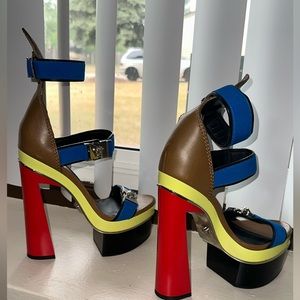 Versace heels.